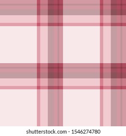 Seamless pattern in great cozy light and dark pink colors for plaid, fabric, textile, clothes, tablecloth and other things. Vector image. 