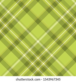 Seamless pattern in great green colors for plaid, fabric, textile, clothes, tablecloth and other things. Vector image. 
