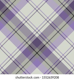 Seamless pattern in great grey, violet and black colors for plaid, fabric, textile, clothes, tablecloth and other things. Vector image. 2
