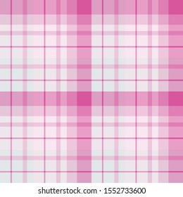 Seamless pattern in great light grey and pink colors for plaid, fabric, textile, clothes, tablecloth and other things. Vector image. 