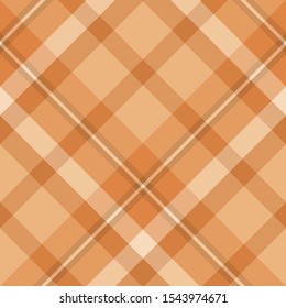 Seamless pattern in great orange colors for plaid, fabric, textile, clothes, tablecloth and other things. Vector image. 