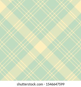 Seamless pattern in great pastel light green and yellow colors for plaid, fabric, textile, clothes, tablecloth and other things. Vector image. 2
