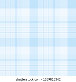 Seamless pattern in great winter light blue  colors for plaid, fabric, textile, clothes, tablecloth and other things. Vector image. 
