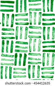 Seamless pattern green. Pattern art created hands in Polynesia style. The pattern can be used for the design of the fabric, the cover paper.