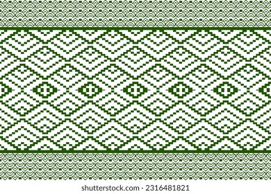 Seamless pattern green background abstract