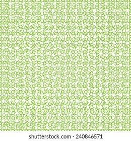 Seamless pattern in green color. Inspired by banknote and money security watermark design, as well as currency, check (cheque) or ticket guilloche ornaments and background decoration. Vector.