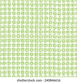 Seamless pattern in green color. Inspired by banknote and money security watermark design, as well as currency, check (cheque) or ticket guilloche ornaments and background decoration. Vector.