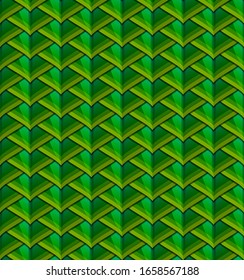 seamless pattern in green colors imitating the skin of reptiles. vector