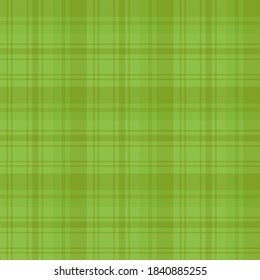 Seamless pattern in green colors for plaid, fabric, textile, clothes, tablecloth and other things. Vector image. 