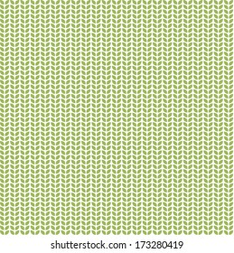 Seamless pattern with green eco leaves