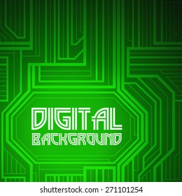 seamless pattern, green geometric design, abstract digital model with stripes