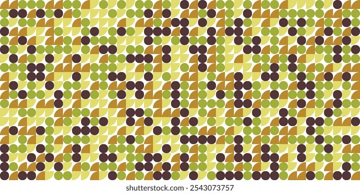 seamless pattern with green and gold. Pattern yellow green dark red color background wallpaper. vector illustration design.
