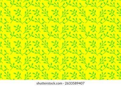 Seamless pattern or green leaves. Perfect for background, theme, wallpaper, wrapping paper and other commercial needs.