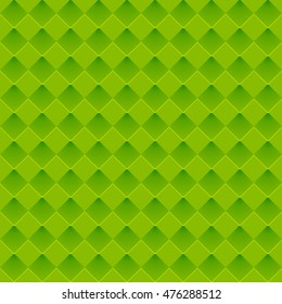 Seamless pattern with green relief ornate