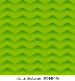 Seamless pattern with green relief ornate
