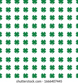 Patrón sin inconvenientes con el Shamrock verde