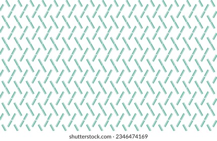 seamless pattern of green short bamboo with zigzag arrangement on white background repeat style replete image design for fabric printing or wallpaper or background, packaging print