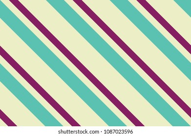 Seamless pattern. Green Stripes on yellow background. Striped diagonal pattern For printing on fabric, paper, wrapping, scrapbooking, banners Background with slanted lines Vector illustration