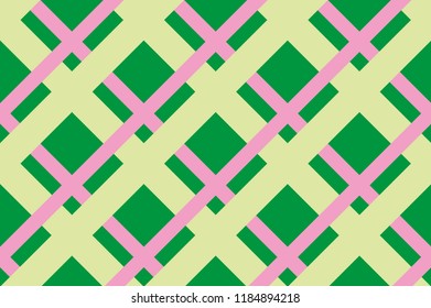 Seamless pattern green stripes. Striped diagonal pattern for printing on fabric, paper, wrapping, scrapbooking, websites Background with slanted lines Vector illustration