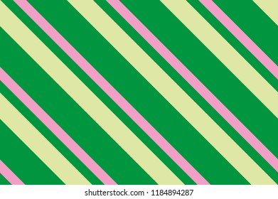 Seamless pattern green stripes. Striped diagonal pattern for printing on fabric, paper, wrapping, scrapbooking, websites Background with slanted lines Vector illustration