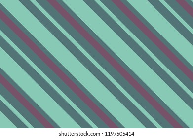 Seamless pattern with green stripes. Striped diagonal pattern for printing on fabric, paper, wrapping, scrapbooking, websites Background with slanted lines Vector illustration