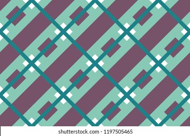 Seamless pattern with green stripes. Striped diagonal pattern for printing on fabric, paper, wrapping, scrapbooking, websites Background with slanted lines Vector illustration