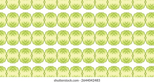 Seamless pattern of green stylized leaves with soft gradient texture. Organic botanical design ideal for eco-themed projects, fabric, and digital backgrounds.
