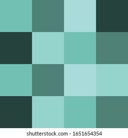 Nahtloses Muster in grünen Tönen. Plätze, Fliesen, Mosaike. Vektorillustration, Hintergrund.