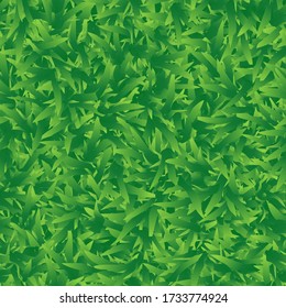 Seamless pattern of green vector grass texture. Green background. Gradient green grass