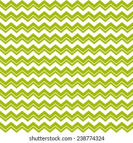Seamless  pattern. Green and white chevron pattern