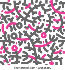 Seamless pattern grey and pink