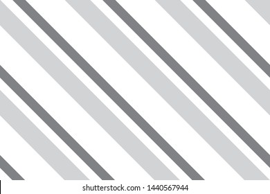 Seamless pattern. Grey Stripes on white background. Striped diagonal pattern for printing on fabric, paper, wrapping, scrapbooking, websites Background with slanted lines Vector illustration