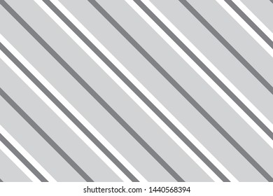 Seamless pattern. Grey Stripes on white background. Striped diagonal pattern for printing on fabric, paper, wrapping, scrapbooking, websites Background with slanted lines Vector illustration