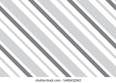 Seamless pattern. Grey Stripes on white background. Striped diagonal pattern for printing on fabric, paper, wrapping, scrapbooking, websites Background with slanted lines Vector illustration