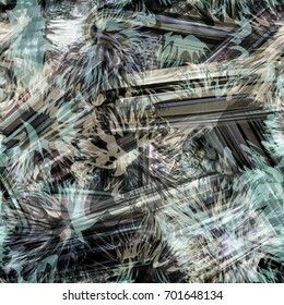 Seamless pattern. Grey texture with stripes and blots. Abstract vector background for web page, banners, fabric, home decor, wrapping