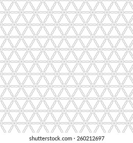Seamless pattern of grey and white with geometric shapes