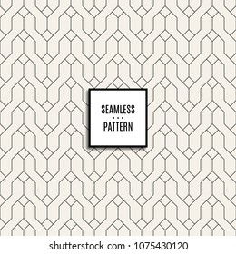 seamless pattern grid of abstract lines black color on grey background. repeating stylish and modern backdrop. wallpaper of linear geometric texture. stock vector illustration