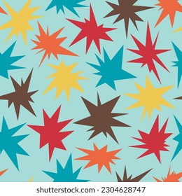 Seamless pattern with groove psychedelic hole elements. Retro design of hipster icons. Doodle style graphic. Vintage trippy cartoon. Color symbols 60 70 80 90 trend vector illustration.