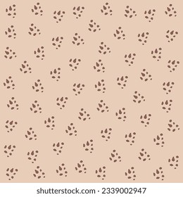seamless pattern with ground coffee pieces