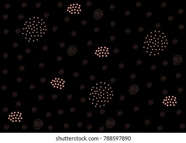 Seamless pattern with grouped dots. Great for wrapping, textiles, fabric, swatches, backdrops, templates, etc. Vector Illustration