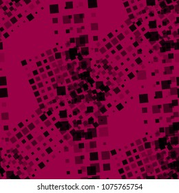 Seamless pattern. Grunge background with different colors squares for card or flyer. Halftone Seamless Pattern with Color Squares for your Design. Vector Texture.