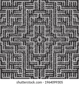 Seamless pattern with grunge black lines.eps