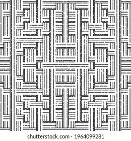 Seamless pattern with grunge black streaks.eps
