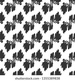 Seamless pattern with grunge brush strokes. Hand drawn messy texture. Background, textile, backdrop, wrapper, fabric.