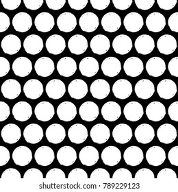 Seamless pattern with grunge circles