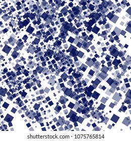 Seamless pattern. Grunge pattern with different colors elements for paper or print. Halftone Seamless Pattern with Color Squares for your Design. Vector Texture.