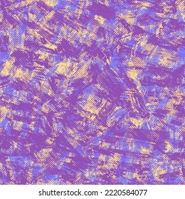 Seamless Pattern With Grunge Halftone Textures. Vector Illustration