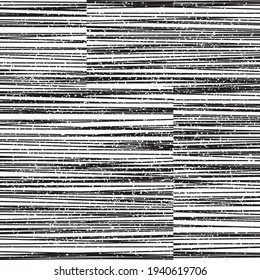 Seamless pattern with grunge horizontal black lines