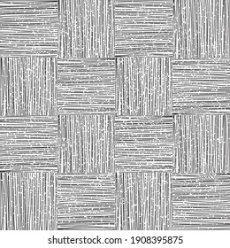 Seamless pattern with grunge horizontal and vertical black segments