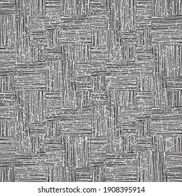 Seamless pattern with grunge horizontal and vertical black segments